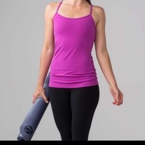 Magenta Lululemon Y Tank